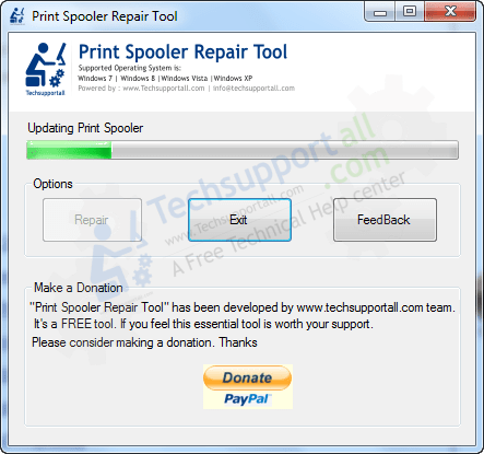 Print Spooler Repair Tool | Freeware Utility