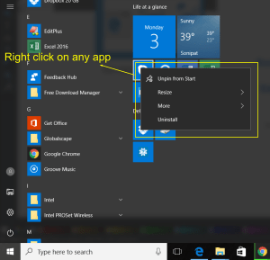 9 Tips to Customize Start Menu in Windows 10