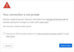 'Your Connection is Not Private' error in Chrome. How to fix it?