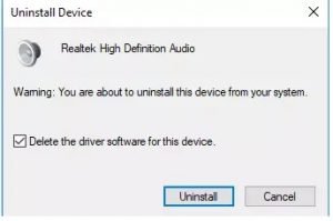 realtek hd audio manager stopped working windows 10