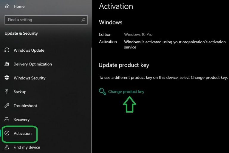 activate windows 10 pro using windows 7 key