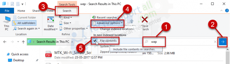How To Search In File Contents Windows 10 5624