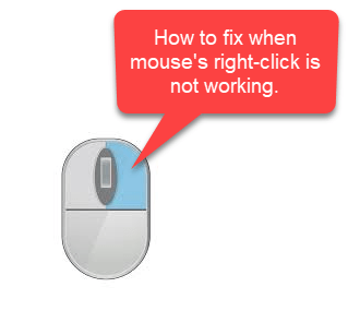 how to fix right click on mouse