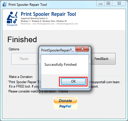 Print Spooler Repair Tool | Freeware Utility