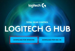 logitech g hub stuck downloading