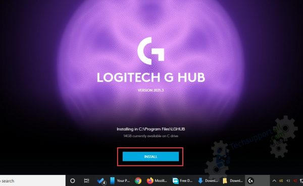logitech g hub not installing updates