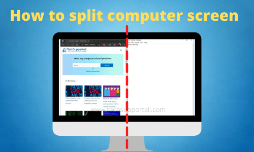 how to split screen in windows 10