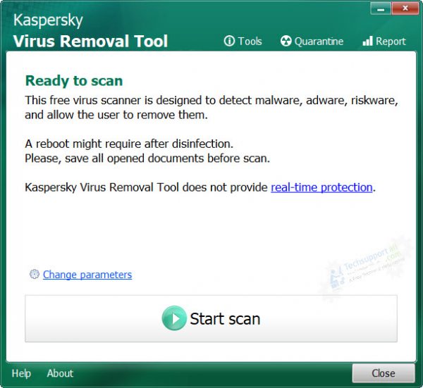 kaspersky free virus removal tool